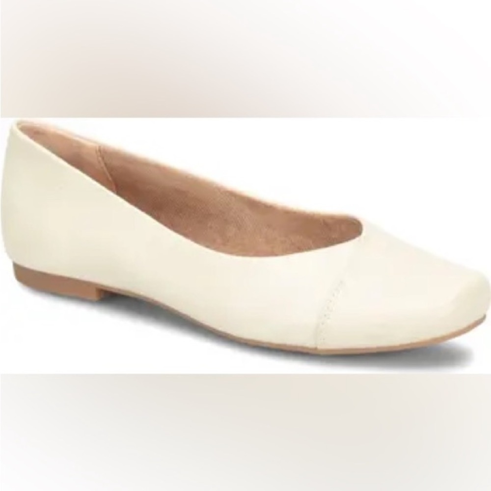 Korks by Kork Ease Off White Beige Penelope Flats 7.5.  WORN ONCE - Picture 2 of 9